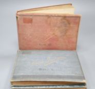 Two photo albums, India 1918 and 1919 and another, domestic 1916