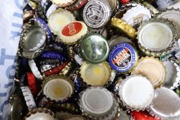 A collection of bottle tops from Cuba, Iceland, France, Germany etc.