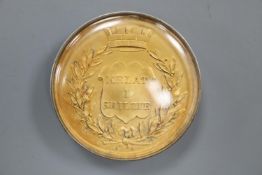 A medal for the Defense of Kelat-I-Ghilzie; gilt and glass casedCONDITION: Looks like a specimen