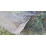 William Leighton Leitch (1804-83), watercolour, The Cascade, Tivoli, signed, with Agnews label