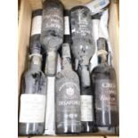 Ten bottles of 1985 vintage Port, Churchills (6), Croft (2), Dow's and Delaforce