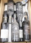 Ten bottles of 1985 vintage Port, Churchills (6), Croft (2), Dow's and Delaforce
