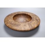 A java wood bowl, 31cm