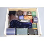 A mixed group of assorted jewellery boxes.