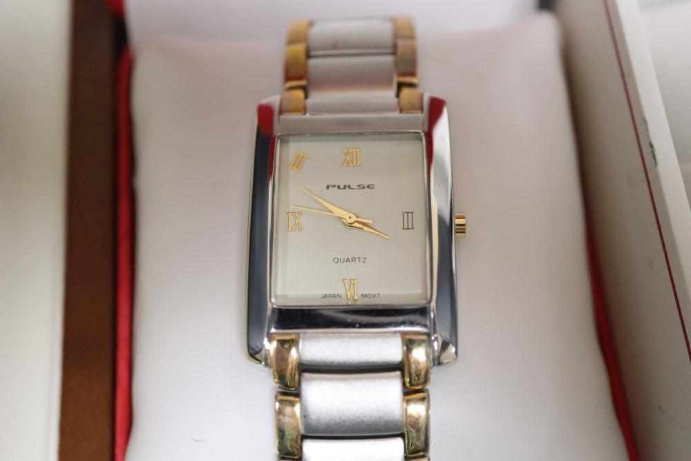 A collection of vintage and fashion ladies' wristwatches, including Sekonda, Pulsar, Black Hills - Image 2 of 6