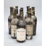 Eight bottles of vintage Port to include Croft 1966, Grahams 1960 and 1981, and Warres 1984