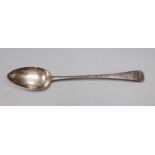 A George III silver Old English pattern basting spoon, Peter, Ann & William Bateman, London, 1803,