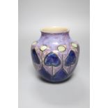 An Art Nouveau Royal Doulton purple vase, 16.5cmCONDITION: Good condition