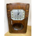 A French Art Deco style wall clock by VedetteCONDITION: We do not guarantee working condition