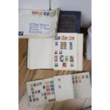A collection of world postage stamps