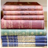 Books: Manchester Old and New, in three cloth and gilt volumes and five related books