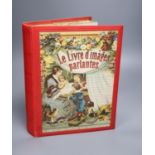 A French talking book, Le Livre d'Images Parlyntes, cloth in good condition