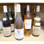 Twelve bottles of mixed white wine including a bottle of Chablis Premier Cru 1995 and a 1978
