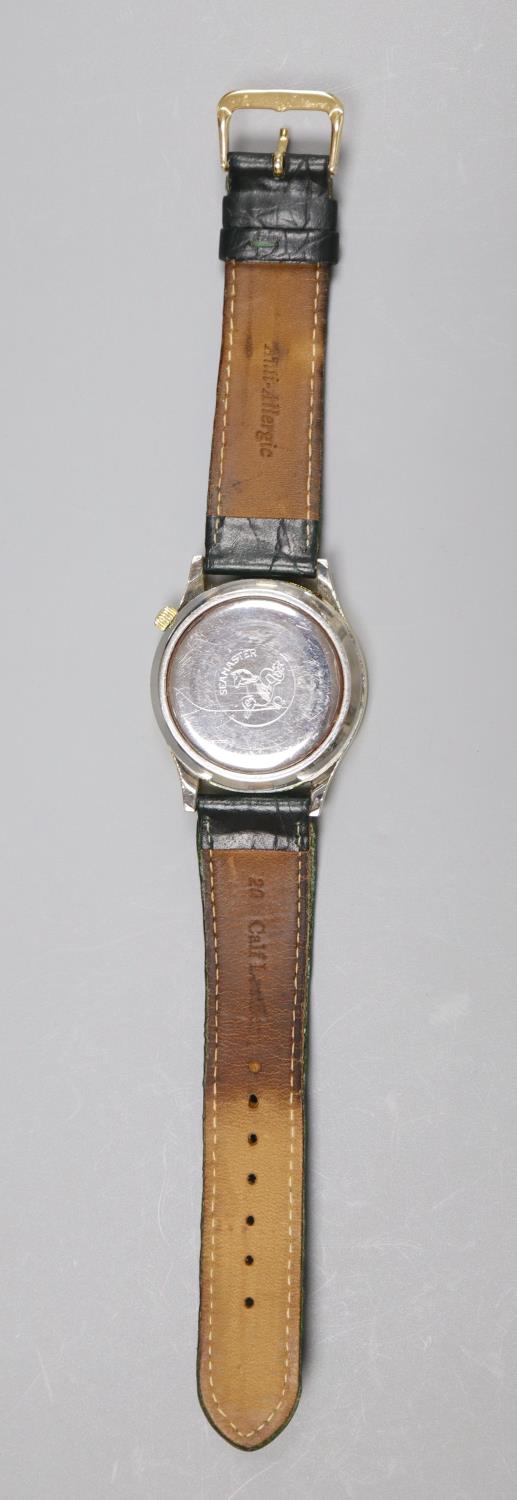 A gentleman's 1970's? steel and gold plated Omega Seamaster Cosmic 2000 automatic wrist watch, on - Image 3 of 3