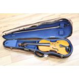 A 'Hidalgo' violin (in Boosey & Hawkes Ltd case) with bow