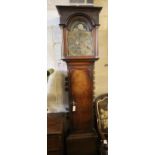 A George III oak 8 day longcase clock marked Balcock, Pen-Rice, height 219cm