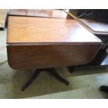 A Regency mahogany Pembroke breakfast table, width 90cm, depth 58cm, height 74cm