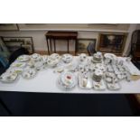 A Royal Worcester Evesham pattern dinner, tea and coffee service