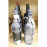 Six bottles of Agua Alta Port Vintage 1987 and one bottle of Ch Montrose 1953