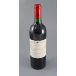 A bottle of Chateau Cheval Blanc St Emilion 1982CONDITION: Looks to be in very good condition with