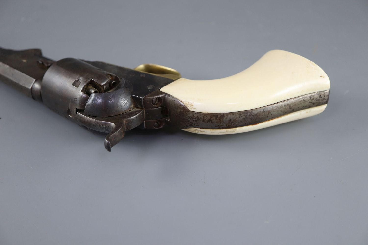 A Colt London 1851 Percussion Cap Navy Revolver, No. 1811 with ivory grip, length 13in.CONDITION: - Image 4 of 6