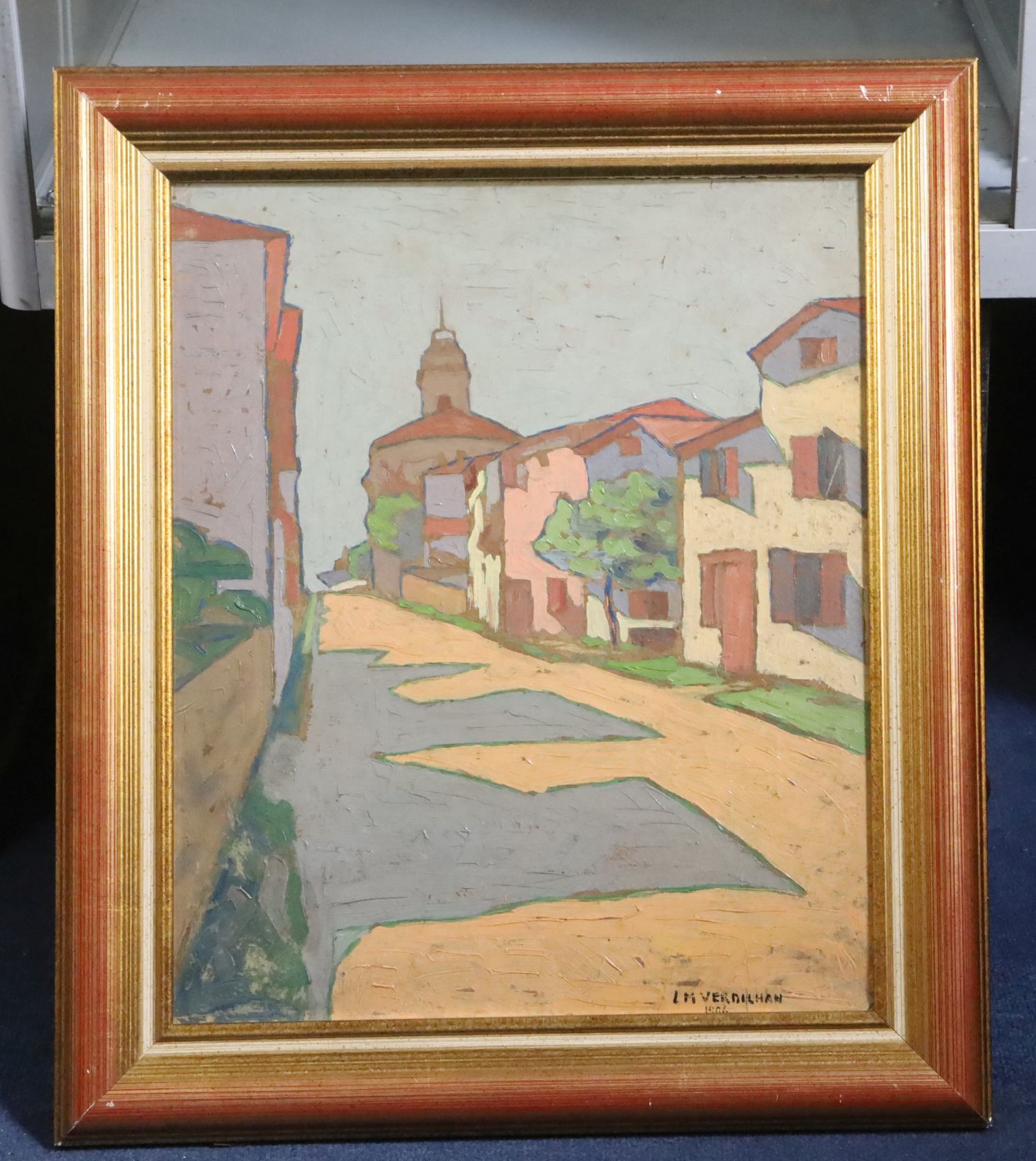 Circle of Louis-Mathieu Verdilhan (1875-1928)oil on boardStreet scenebears signature and date - Image 2 of 6