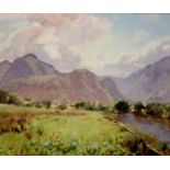 Sir David Murray RA (1849-1933)oil on board'Stream along the Hills' signed and dated 1916Art