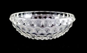 René Lalique. A pre-war Cactus pattern bowl, no.3281?, designed in 1933, etched mark R. LALIQUE