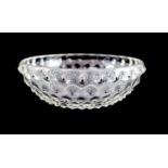 René Lalique. A pre-war Cactus pattern bowl, no.3281?, designed in 1933, etched mark R. LALIQUE