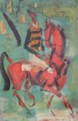 Jean Paul (1895-1975)oil on boardRacehorse and jockeysigned and inscribed verso, dated '4913 x 8.