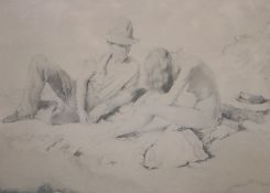 Sir William Orpen (1878-1931)lithographThe Draughtsman and his Modelsigned and dated 1910 in the