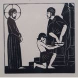 § Eric Gill (1882-1940)set of 14 wood engravingsThe Stations of the Cross2.75 x 2.75in.CONDITION: