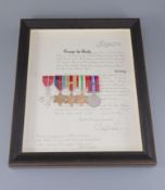 A WWII Military MBE group of six to Major Desmond John Dudley TorrensCONDITION: Relatively