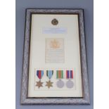 A WWII group of four medals to Pilot Officer 142540 William MacFarlane, 61 Sqdn Royal Airforce,