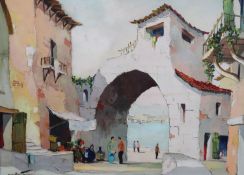 § Cecil Rochfort D'Oyly-John (1906-1993)oil on canvas'Rapallo, Italy'signed, inscribed verso,