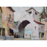 § Cecil Rochfort D'Oyly-John (1906-1993)oil on canvas'Rapallo, Italy'signed, inscribed verso,