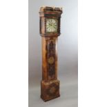Joseph Windmills of London. A late 17th century marquetry and walnut cased eight day longcase clock,