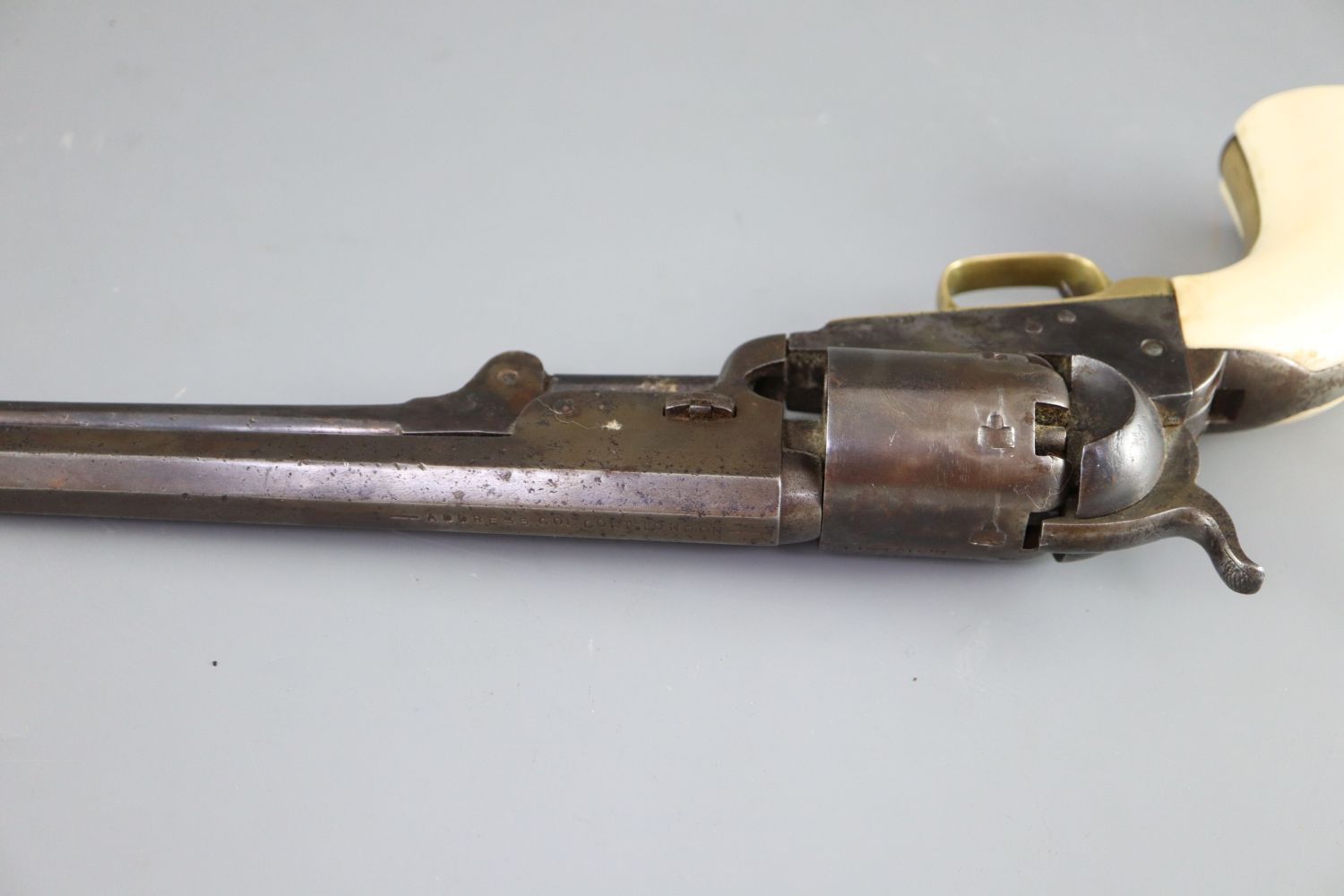 A Colt London 1851 Percussion Cap Navy Revolver, No. 1811 with ivory grip, length 13in.CONDITION: - Image 5 of 6