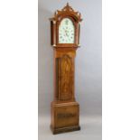 Muzzell of Horsham. An early 19th century mahogany eight day longcase clock, the 12 inch arched