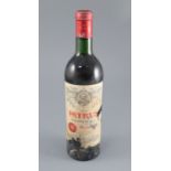 A bottle of .75cl Petrus 1964 Pomerol Grand Vin - Mme Edmond LoubatCONDITION: Level is high