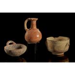 Drei frühgriechische Vasen.