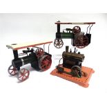 TWO MAMOD NO.TE1, STEAM TRACTORS both complete with scuttle and burner, one apparently unused;