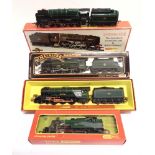 [OO GAUGE]. FOUR B.R. STEAM LOCOMOTIVES comprising a Mainline No.37057, B.R. Rebuilt Royal Scot