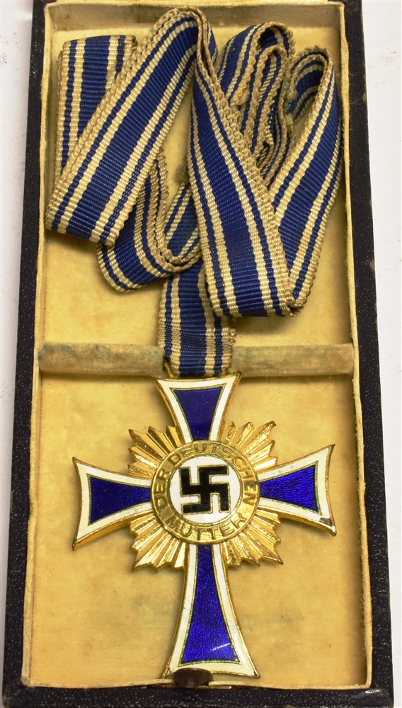 A SECOND WORLD WAR GERMAN CROSS OF HONOUR OF THE GERMAN MOTHER 1938 (EHRENZEICHEN DER DEUTSCHEN