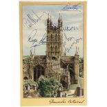 AUTOGRAPHS - THE BEATLES A Castle Hotel, Taunton folding dinner menu card, dated 5th September 1963,