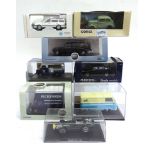 EIGHT 1/43 SCALE DIECAST MODEL VEHICLES by Oxford Diecast (4); Schabak (1); Abrex (1); and others (