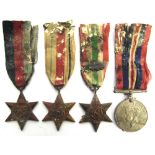 A SECOND WORLD WAR GROUP OF FOUR MEDALS, ATTRIBUTED TO CAPTAIN J. WOODWARD, SHERWOOD FORESTERS (