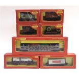 [OO GAUGE]. SEVEN ASSORTED TRI-ANG HORNBY WAGONS each boxed.