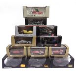 TWELVE 1/43 SCALE DIECAST MODEL ROAD & RACING CARS by Brumm (9); and Ixo (3), each mint or near mint