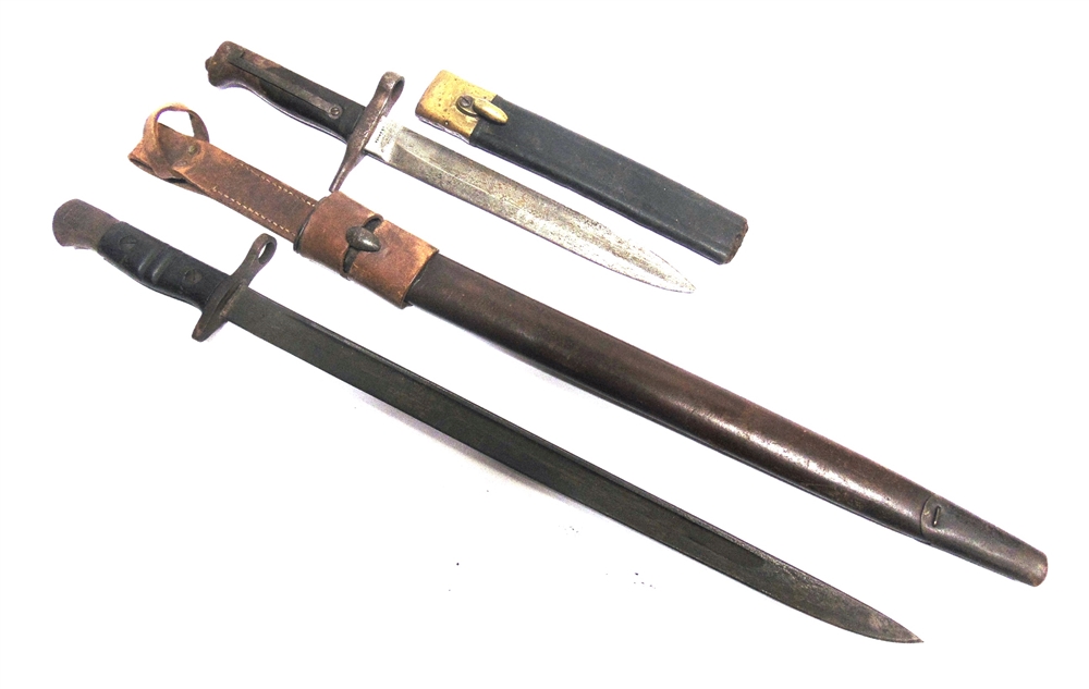A GREAT WAR U.S. ARMY M1917 REMINGTON SWORD BAYONET, DATED SEPTEMBER 1917 of regulation pattern, the - Image 2 of 2